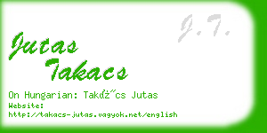 jutas takacs business card